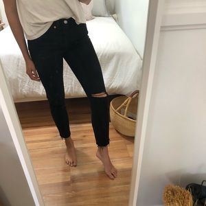 Levi’s Wedgie Straight Black Jeans